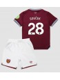 Billige West Ham United Tomas Soucek #28 Hjemmedraktsett Barn 2025-26 Kortermet (+ Korte bukser)